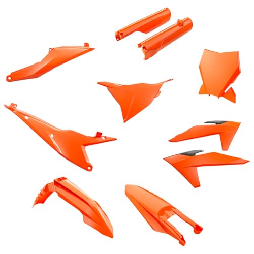 Genuine KTM Orange Dirt Bike Body Kit. Contains All Plastic