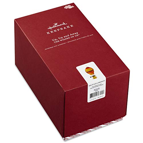 Hallmark Keepsake Christmas Ornament 2019 Year Dated The Wizard Of Oz Up, Up And Away Hot Air Balloon, Glass And Metal #TOP2