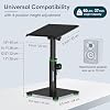 Vondynote Desktop Speaker Stands Pair Studio Monitor Stands 12° Tilt Height Adjustable 11" to 16", Metal Stands for Studio Monitors, laptops, or projectors #1