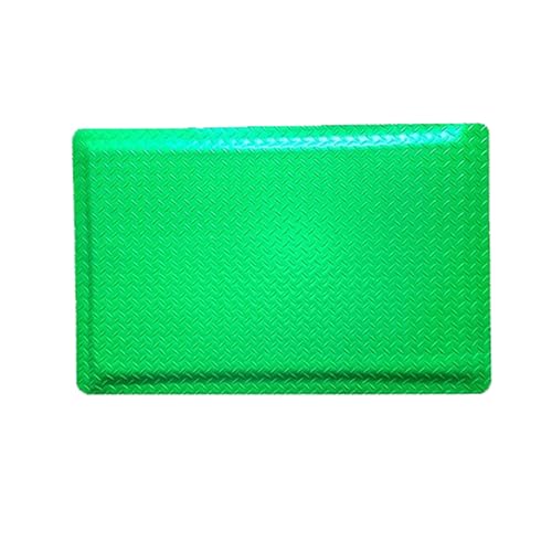 Tapis de sol anti-fatigue vert 60 x 45 cm en vinyle pour commerce