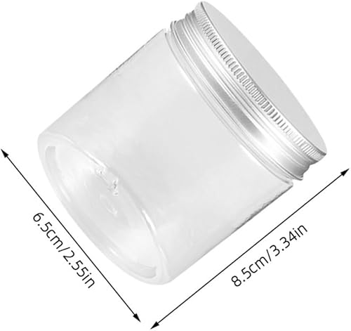 Miniatura 9 de DOITOOL 6 tarros de aluminio con tapa para botella con tapa, latas de gelatina de frutas, botellas de masón, latas vacías rellenables, mini tarros