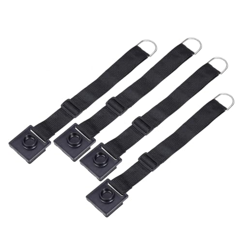Abaodam 4pcs Cello Non-slip Belt Bass Endpin Anchor Adjustable Length 40-70cm Antiskid Plate for Cello Rest