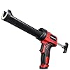 Electric Caulking Gun: Silicone Sealant Gun with 300 KG Thrust, Lightweight Caulk Gun with Constant Flow Tech, 10oz Caulk Guns with LED Light Auto Retract for Filling and Sealing