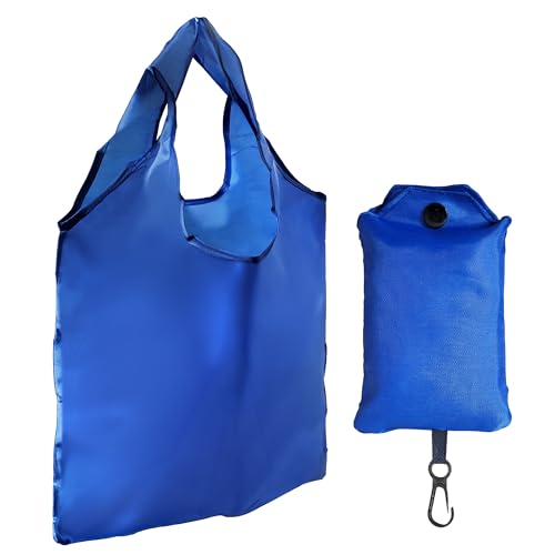Reusable Shopping Bags Foldable in a Pouch | Foldaway Shopping Bags for Women | Grocery Tote Bag | Foldable Shopping Bag | Packable Shopping Bag | Portable Shopping Bag Foldable | Reusable Grocery Bag