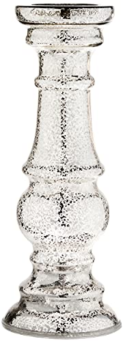 Signature Design By Ashley Rosario Mercury 3 Piece Candle Holder Set, Silver Finish #TOP1