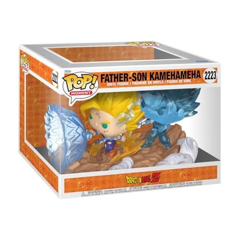 Funko Pop! Moments: Dragon Ball Z - Father-Son Kamehameha (Vs Perfect Cell) - Build a Scene - Collectable Vinyl Figure - Gift Idea - Official Merchandise - Toys for Kids & Adults - Anime Fans Cover