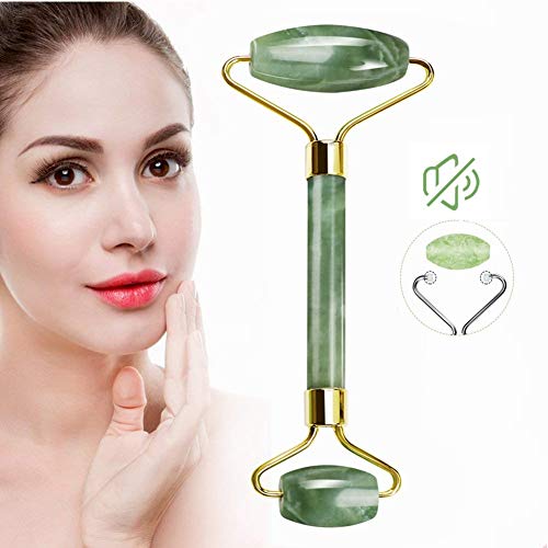 Jade Roller for Face - Facial Massage Tool for Anti Aging Wrinkles