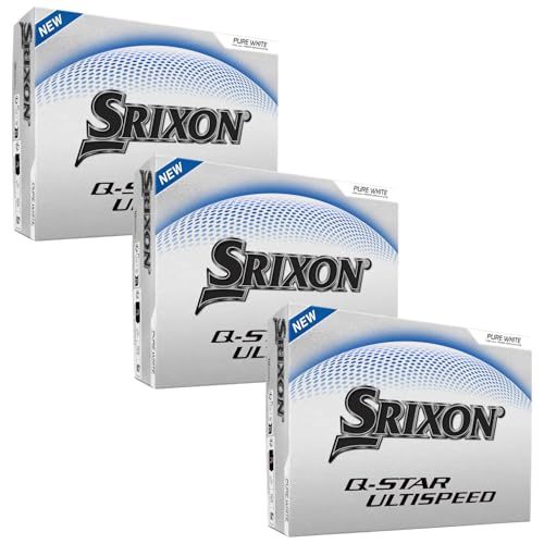 Srixon Q-Star Ultispeed Golf Balls, 36 Pack (White)