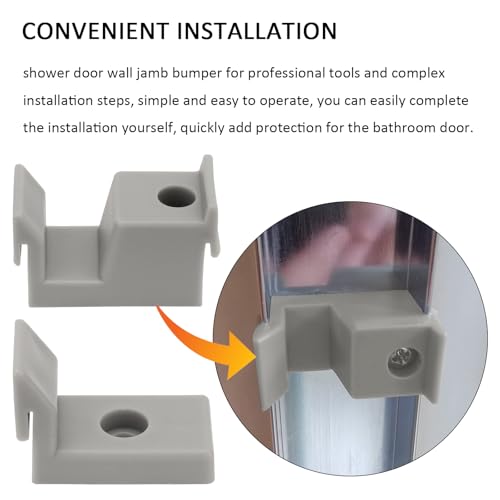 Parachoques para puerta de ducha anticolisión con reducción de ruido kit EAORBD 5