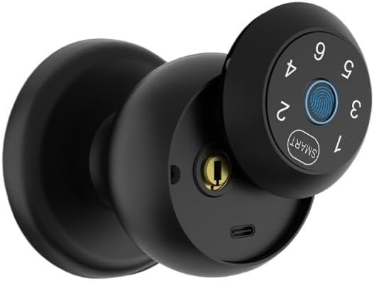 Viladepot Smart Lock Fingerprint Door Lock App Control Passcode Unlock Electronic Touchscreen Keypad Indoor