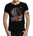 Produktbild LOBO NEGRO Original Design T-Shirt für den aktiven Dart-Spieler: Dart Devil - Score 180-L