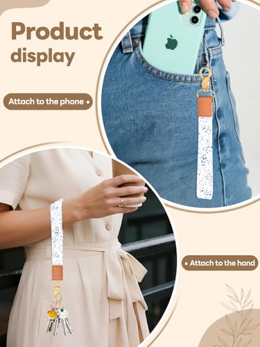 Image of Wristlet Keychain for Women and Men, Key Chain Holder, Wrist Lanyard for Keys