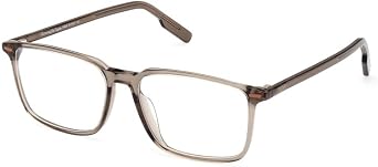 Ermenegildo Zegna Eyeglasses EZ 5257 -H 051 Shiny Transparent Khaki, Vicuna
