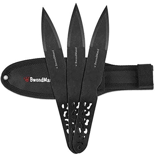 Throwing Knives, 3Pack Throwing Knives Set Stainless Steel Throwing Spikes, Outdoor Throwing Set With Nylon Sheath For Beginners Or An Expert Throwing, Throwing Products For Recreation And Competition(3 Pack) #TOP1