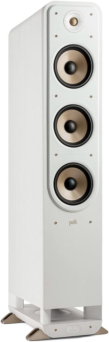 Polk Audio Signature Elite ES60 Floorstanding Speaker Cable Bundle (White)