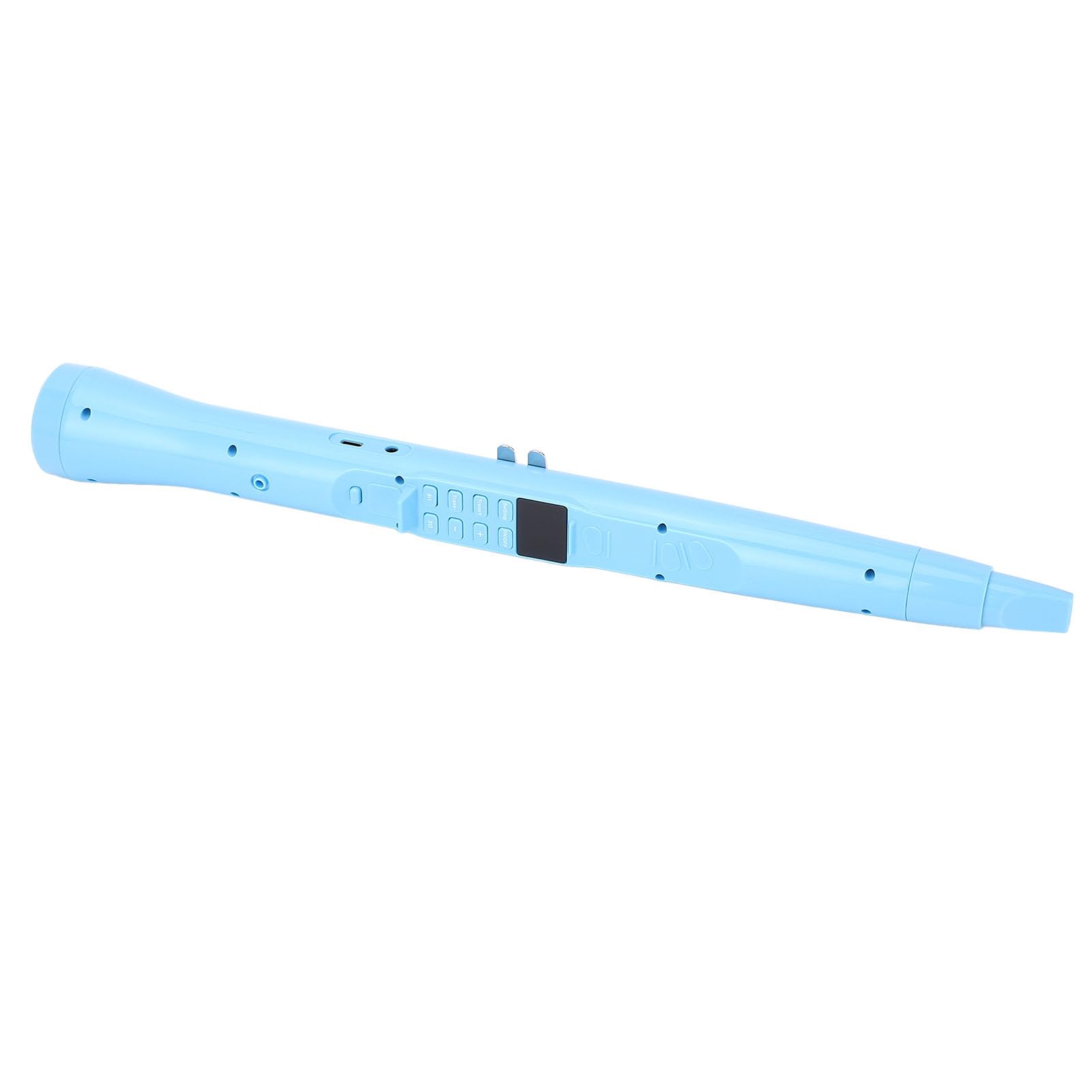 Walfront Cerbottana Elettrica Portatile, Strumento a Fiato Digitale Bluetooth, 99 Toni, Display LCD HD, Batteria Ricaricabile da 800 MAh per Principianti e Artisti