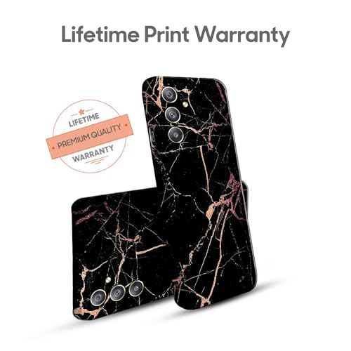 Image of COLORflow Back Cover Compatible with Samsung Galaxy A34 5G | Beautiful Black Golden Marble | Designer Printed Hard CASE Bumper Back Cover Compatible with Samsung A34 5G