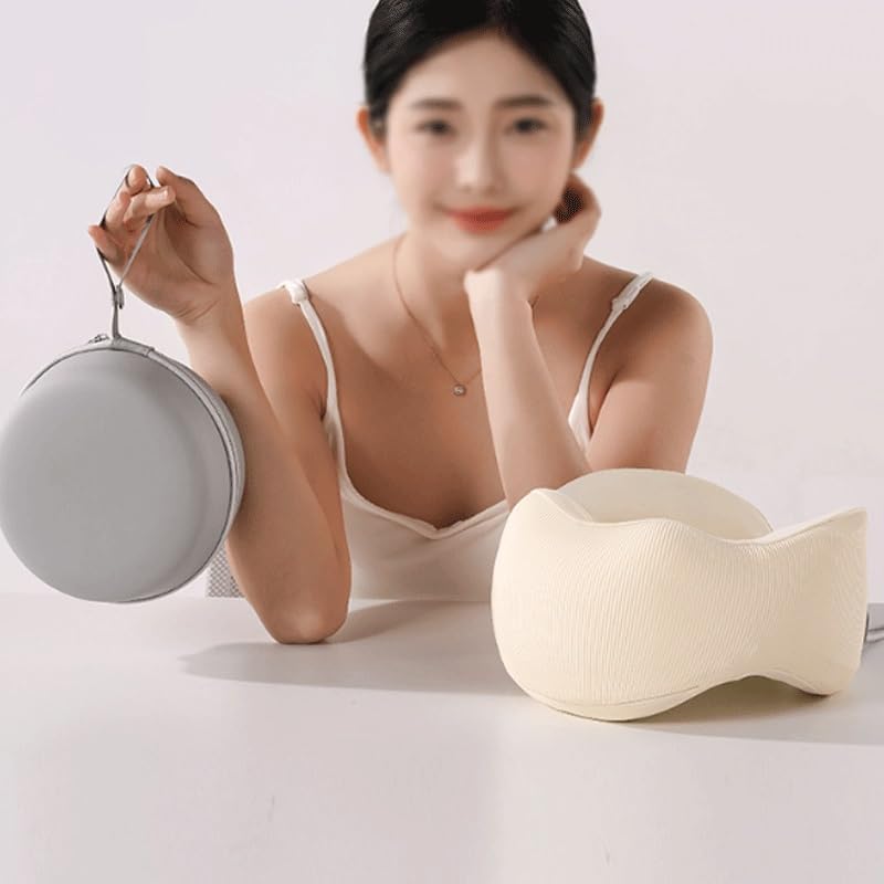 JSEIAJB Memory Foam U-Shaped Pillow Portable Storage-Friendly Travel Office Nap Neck Support