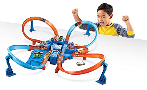 Hot Wheels Ação Conjunto de Super Batidas, Pista para Carros de Brinquedo - Exclusivo Amazon