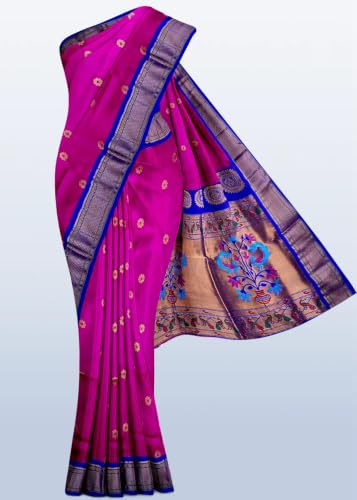 Kaushya paithani silk saree in pure silk – image 4