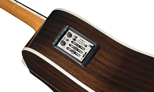 Zager Acoustic Electric Guitar - Zad80Ce Aura Pro Series Guitar Smaller "Om" Size - Solid Cedar/Rosewood - Premier, Handmade Guitars - Acoustic Guitar For Small Hands - Designed For Easy Playability #TOP3