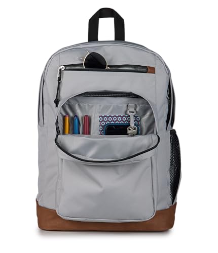 Image of JanSport Cool Backpack with 15-inch Laptop Sleeve, Large Computer Bag Rucksack with 2 Compartments, Ergonomic Straps, Grounded Grey