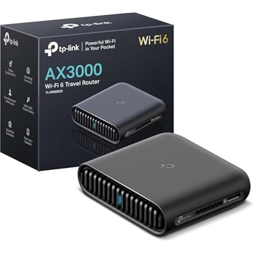 TP-Link Roam 6 AX3000 Dual-Band Wi-Fi 6 Travel Router (TL-WR3002X)