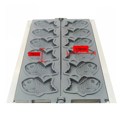 Maszyna Do Gofrów Taiyaki, Elektryczna Pieczenia Ryb W Kształcie Ryby, 6 Sztuk, Gofrownica 3000, Powłoka Nieprzywierająca, Urządzenie Domowe Łatwe Płynne Gotowanie