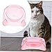 LIOOBO Decorative Puppy Food Bowl Sturdy Material Raised Dog Food Bowls for Dogs Easy to Clean