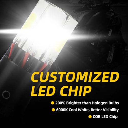 Image of 80W Powerful Super Bright LED Headlight Bulb for Bike Scooter LED Light for Bike 6000 Lumens 8000 RPM Fan for Fast Cooling Full Aluminum Body Light [1 Months Warranty]