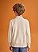 Haloumoning Boys Turtleneck Sweater Kids Fashion Long Sleeve Knit Pullover Sweaters 5-14 Years Cream