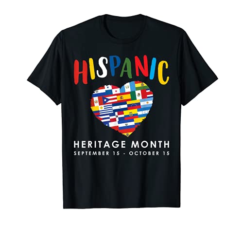 Mes del Patrimonio del Corazón del Orgullo Camiseta
