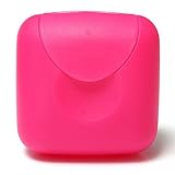 1 x Seifenkiste Inovey Outdoor Travel Portable Mini Seifenkasten Camping Wandern Dusche Saubere Sperre Seifenbehälter -Rose