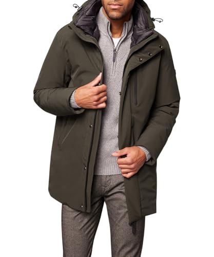 Pierre Cardin Herren Mantel Parka | Männer Parker | Blouson | Lange Jacke | Mordern Fit | Pine Grove 0057 5317 | 3XL