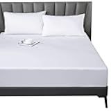 Lirex Cotton Queen Fitted Sheet Only, 300 Thread Count Soft Breathable, 8-10