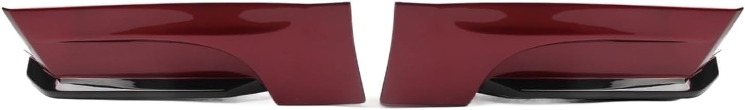 2PCS Car Rear Bumper Side Trim Lower Spoiler Corner Cover Guard Plate Auto Part Compatible Compatible for Nissan Altima 2019 2020 2021 2022(Red)