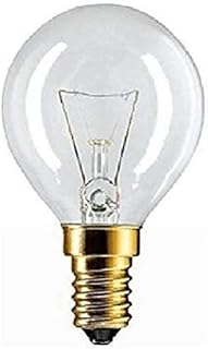 Philips Oven P45 Lustre Bulb [E14 Small Edison Screw] 40W Incandescent Appliance Lamp for High Heat Appliances, Stoves, Cookers, Rotisseries.