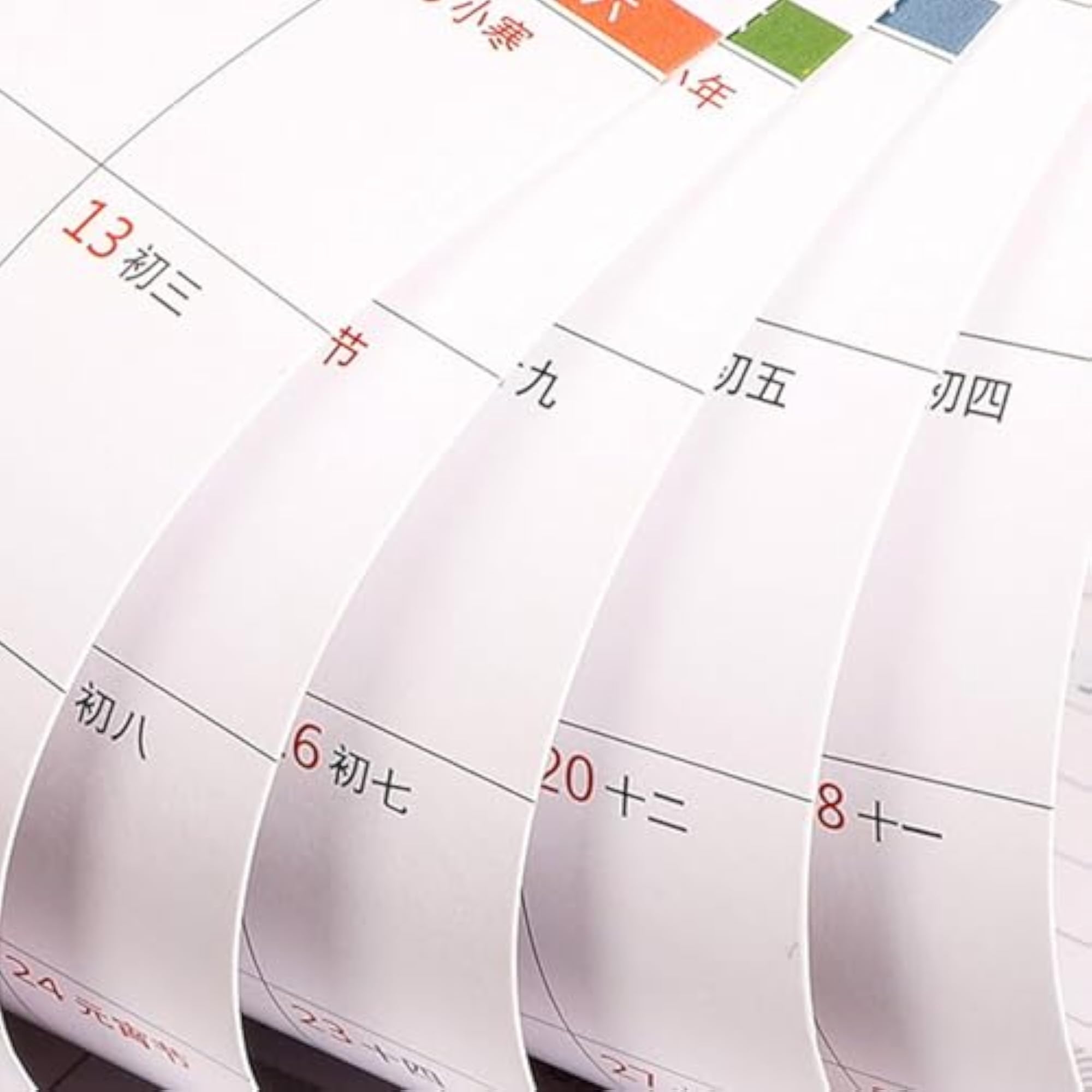 2024 Desk Calendar Phone Holder Pen Holder Monthly Work Schedule