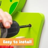 LEARNING ADVANTAGE Frog Activity Wall Panel - Centrum aktywności dla maluchów - zabawka dla dzieci w wieku 18 m + - dekoracja do sypialni i obszarów zabaw
