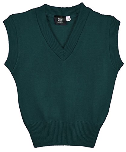 Unisex Sweater Vest (Sizes 8-20) - Green, 8-10/ s2