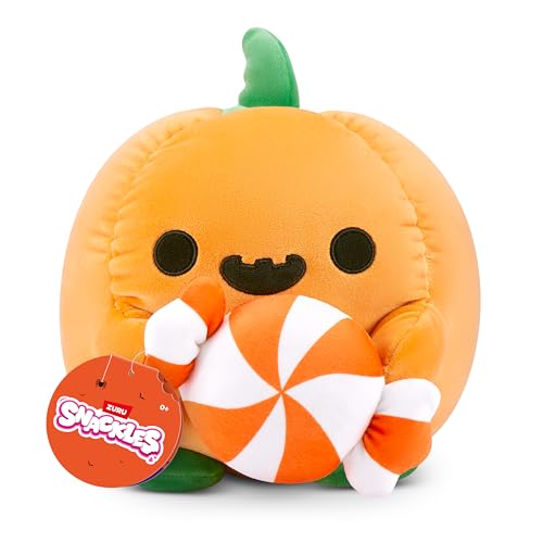 Bild: Snackles Halloween Serie 1, 20 cm gro�es Pl�schspielzeug (Moon) von ZURU, Pl�schspielzeug mit Snack-Accessoire, Jack-o-Lantern with Lolly f�r 7,30 EUR (-44%) statt 12,99 EUR bei Amazon