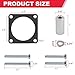 Throttle Body Spacer Fits for Jeep 2.5L 4.0L Engine - For 1991-2001 Cherokee, 1993-2004 Grand Cherokee, 1991-2006 Wrangler