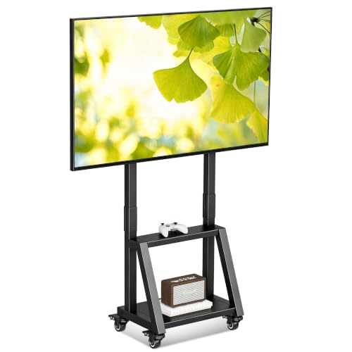 XINLEI Heavy Duty TV Carts on Wheels for 23-50" TVs Rolling Floor Stand