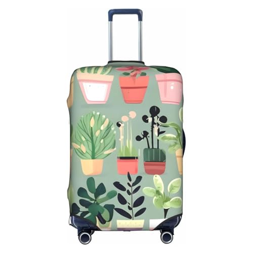 Stretch Luggage Cover for Travel, Bonsai plant Print Luggage Case Cover, Easy Find Suitcase Protector