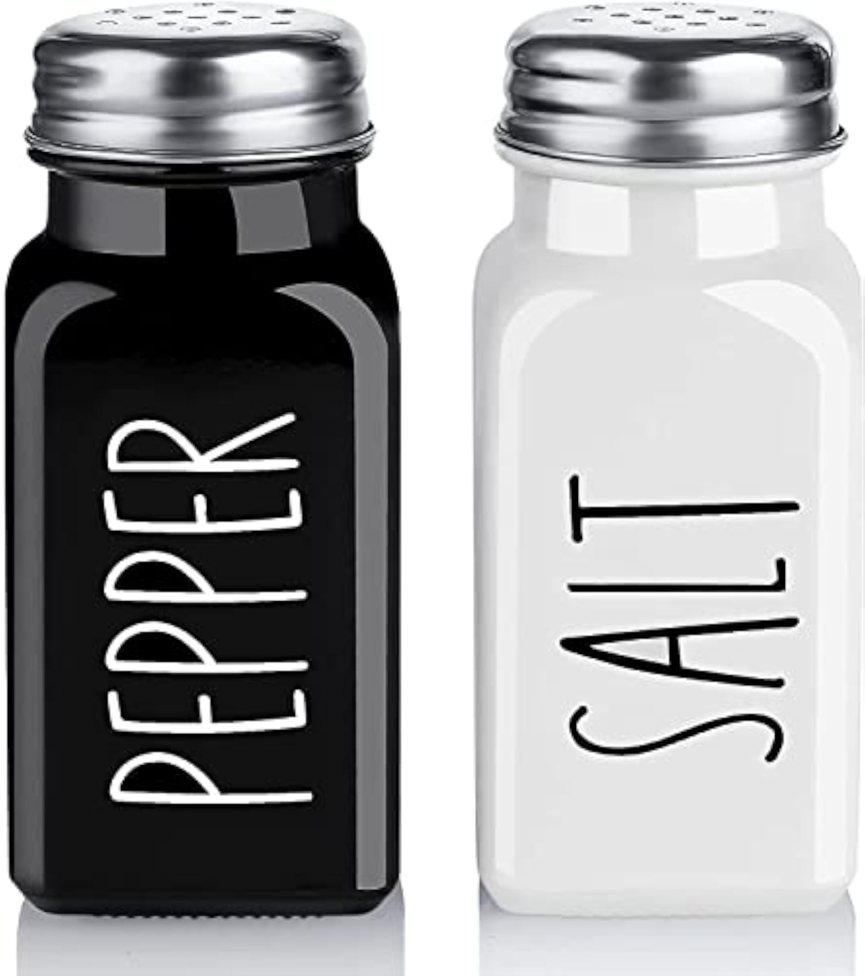 Salt and Pepper Shakers Set, Modern Kitchen Decor