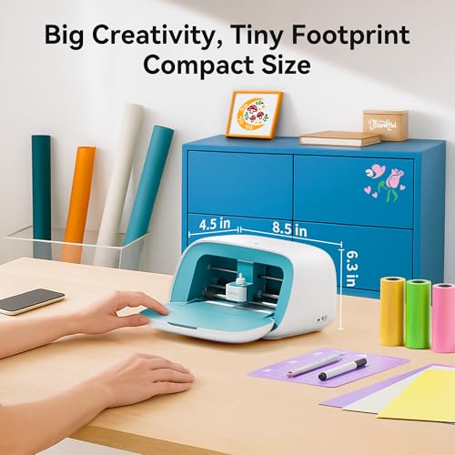 Likcut Vinyl Cutter Machine - AI Smart Sticker Maker S501 for DIY Joy, AI Image Generation Portable Sticker Cutter for Crafting Beginner for Home & School Decor, Custom Stickers, Crafts for Adults by LIKCUT - Image 4