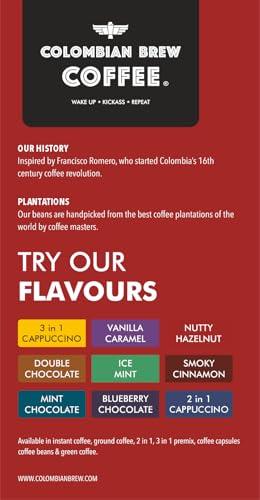 Image of Colombian Brew Nutty Hazelnut Coffee Premix 5 Sachets | 125 gm