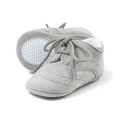 Kfnire zapatos de bebé de cuero suave, suela antideslizante suave zapatillas de...