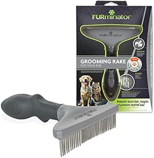 FURminator Grooming Rake for Cats and Dogs