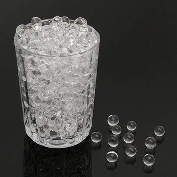 White Big Round Water Beads Jelly Balls for Vase Fillier, Floral Arrangements, Centerpieces, Home & Party Decoration, Plant Hydration Beads – 100g, White